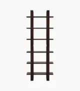 Proston Sheesham Wood Wall Shelf with Open Storage (Walnut Finish) - Image 4