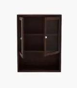 Danvies Sheesham Wood Wall Mounted Kitchen Rack (Walnut Finish) - Image 4