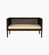 Angolica Sheesham Wood Diwan Bed (Walnut Finish) - Image 4