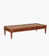 Jaisper Sheesham Wood Diwan Bed without Storage (Honey Finish) - Image 3