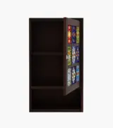 Roko Sheesham Wood Wall Mounted Kitchen Rack (Walnut Finish) - Image 4