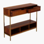 Freesia Console Table (Honey Finish) - Image 4