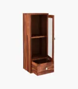 Mcyneil Sheesham Wood Wall Mounted Bathroom Cabinet (Honey Finish) - Image 4