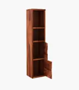Medknight Sheesham Wood Wall Mounted Bathroom Cabinet (Honey Finish) - Image 4