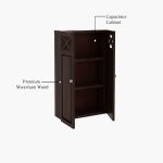 Esparza Bathroom Cabinet (Walnut Finish) - Image 4
