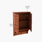 Haney Bathroom Cabinet (Honey Finish) - Image 5