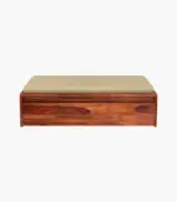 Madoc Sheesham Wood Diwan Bed with Drawer Storage (Honey Finish) - Image 5