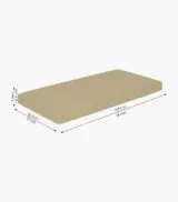 Kailson Sheesham Wood Poster Diwan without Storage (Walnut Finish) - Image 5