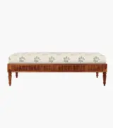 Jaisper Sheesham Wood Diwan Bed without Storage (Honey Finish) - Image 4