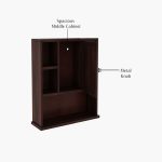 Cuevas Bathroom Cabinet (Walnut Finish) - Image 5