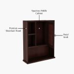Ewing Bathroom Cabinet (Walnut Finish) - Image 5