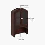 Hendrix Bathroom Cabinet (Walnut Finish) - Image 5