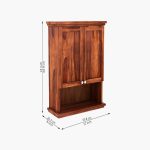 Frey Bathroom Cabinet (Honey Finish) - Image 5