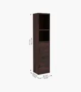 Medknight Sheesham Wood Wall Mounted Bathroom Cabinet (Walnut Finish) - Image 5