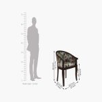 Arctic Arm Chair (Cotton, Rose Vineyard) - Image 5