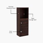 Mcknight Kitchen Rack (Walnut Finish) - Image 6