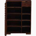 Wiemar Sheesham Wood Shoe Cabinet in Scratch Resistant Provincial Teak Finish - Image 5