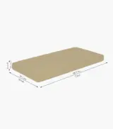Atlure Sheesham Wood Poster Diwan Bed (Honey Finish) - Image 5