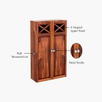 Esparza Kitchen Rack (Honey Finish) - Image 6