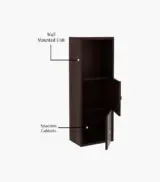 Medknight Sheesham Wood Wall Mounted Kitchen Rack (Walnut Finish) - Image 7