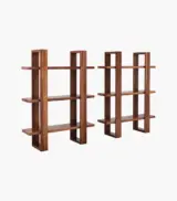 Proston Sheesham Wood Wall Shelf with Open Storage (Honey Finish) - Image 6