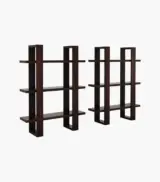 Proston Sheesham Wood Wall Shelf with Open Storage (Walnut Finish) - Image 6