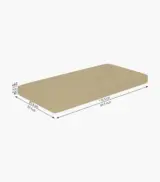 Angolica Sheesham Wood Diwan Bed (Honey Finish) - Image 6
