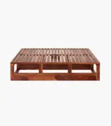 Becon Sheesham Wood Diwan Cum Bed (Honey Finish) - Image 6