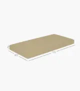 Taurac Sheesham Wood Diwan Bed (Walnut Finish) - Image 6