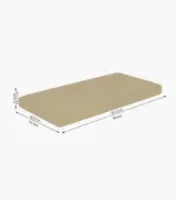 Sewayze Sheesham Wood Diwan Bed with Drawer Storage (Honey Finish) - Image 6