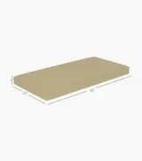 Sewayze Sheesham Wood Diwan Bed without Storage (Walnut Finish) - Image 6