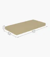 Atlure Sheesham Wood Poster Diwan Bed (Walnut Finish) - Image 5