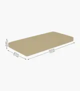 Taurac Sheesham Wood Diwan Bed (Honey Finish) - Image 7