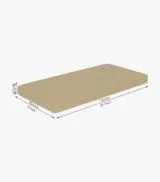 Angolica Sheesham Wood Diwan Bed (Walnut Finish) - Image 7