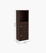Medknight Sheesham Wood Wall Mounted Kitchen Rack (Walnut Finish) - Image 5