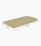 Madoc Sheesham Wood Diwan Bed with Drawer Storage (Honey Finish) - Image 8