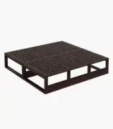 Becon Sheesham Wood Diwan Cum Bed (Walnut Finish) - Image 9