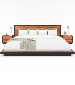 Paradise Solid Wood Two Tone 5 Piece Storage Bedroom Set Honey Finish 11