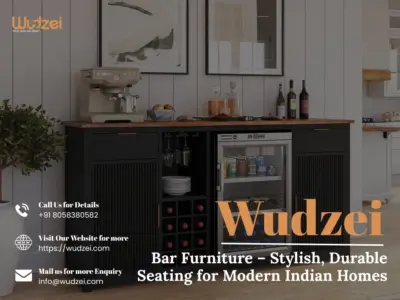 Wudzei Bar Furniture – Stylish, Durable Seating for Modern Indian Homes