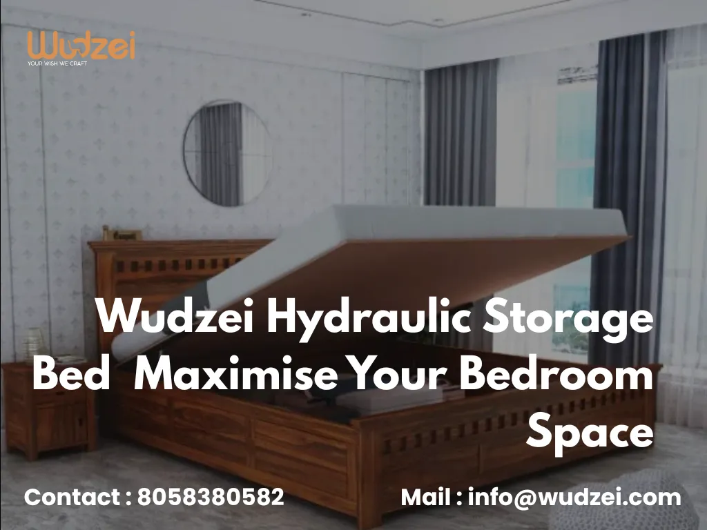 Wudzei Hydraulic Storage Bed – Maximise Your Bedroom Space