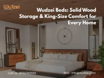 Wudzei Beds: Solid Wood Storage & King-Size Comfort for Every Home