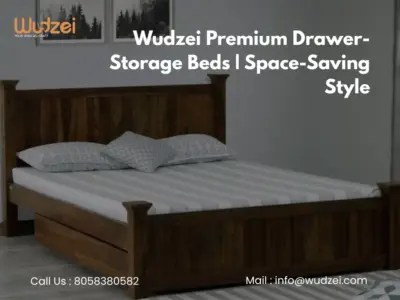 Wudzei Premium Drawer-Storage Beds | Space-Saving Style