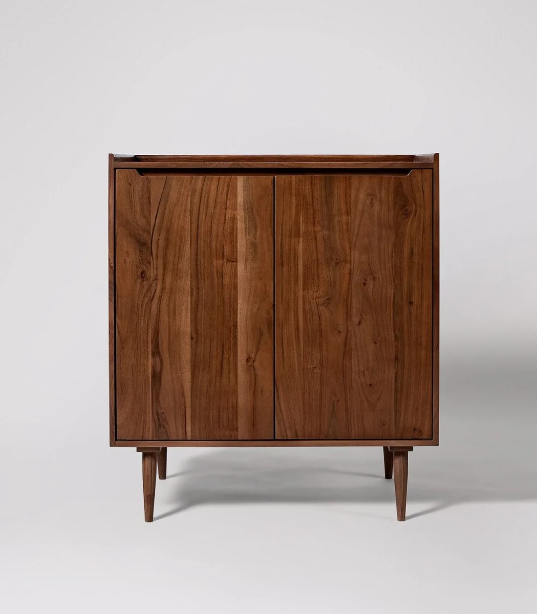 Sourthan Solid Acacia Wood Cabinet – Dark Brown Finish 2