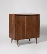 Sourthan Solid Acacia Wood Cabinet – Dark Brown Finish - Image 5