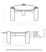 Henlie Mango Wood Round Shaped Coffee Table – Dark Brown Finish - Image 6
