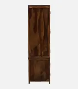 Duro Sheesham Wood 3 Door Wardrobe with Mirror and Drawers – Provincial Teak Finish - Image 6