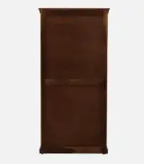Sheesham Wood 2 Door Wardrobe In Provincial Teak Finish With 3 Shelves - Image 5