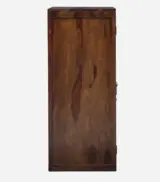 Sheesham Wood 2 Door Wardrobe With 3 Drawers And Shelves In Honey Finish - Image 6