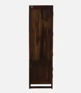 Sheesham Wood 3 Door Wardrobe With Drawers In Provincial Teak Finish - Image 6