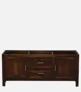Sheesham Wood 3 Door Wardrobe With Drawers In Provincial Teak Finish - Image 9